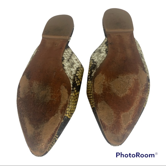 Madewell Remi Mule Spiced Cider Snake Print - Picture 7 of 7